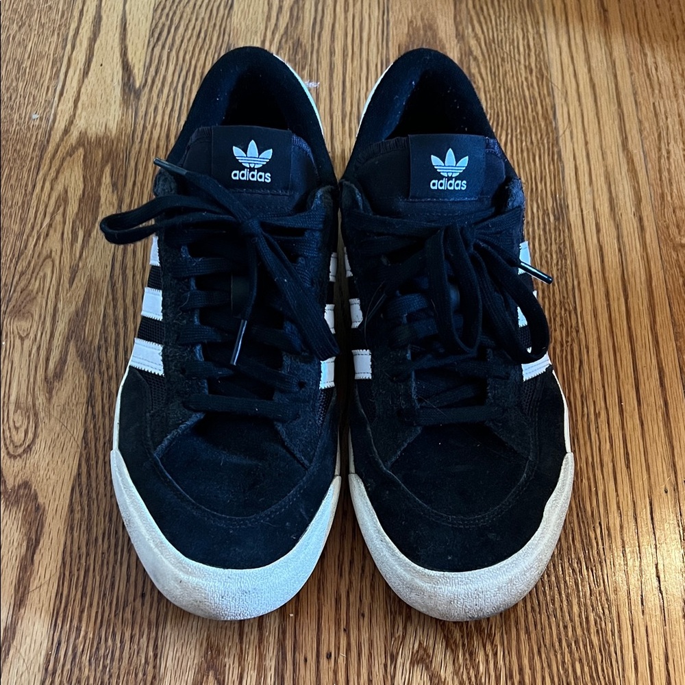 Adidas Men's Black Suede Sneakers (Nora)